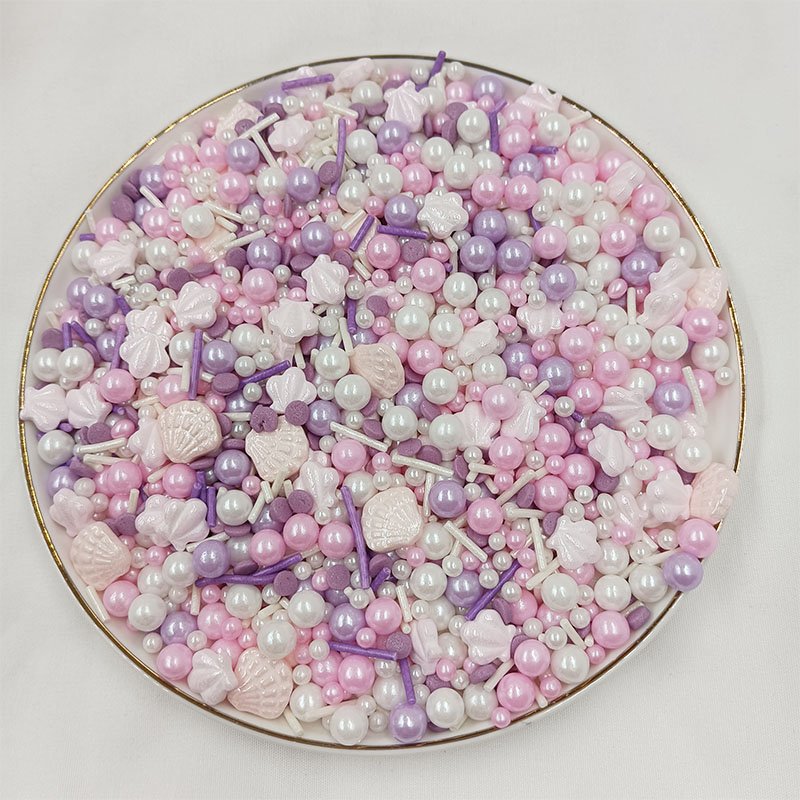 Edible Colored Sugar Beads Cake Sprinkles Edible Decoration Mixes Wholesale