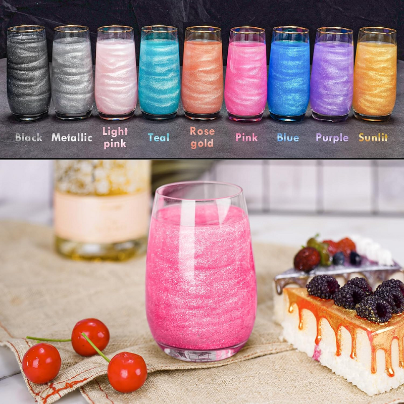 Hot Sale Food Grade Edible Glitter Edible Lust Dust Pigment for Cake Decoration Drink
