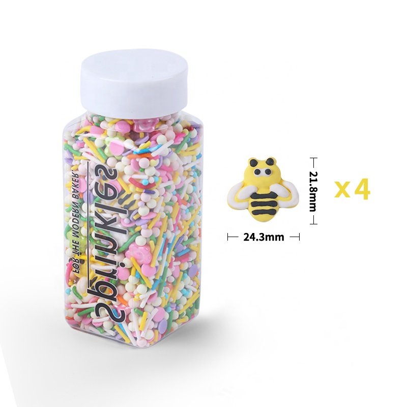 Customized Colorful Sugar Beads Edible Bakery Decoration Ingredients Mixed Sprinkles Cake decoration for Bakery Cake Decoration
