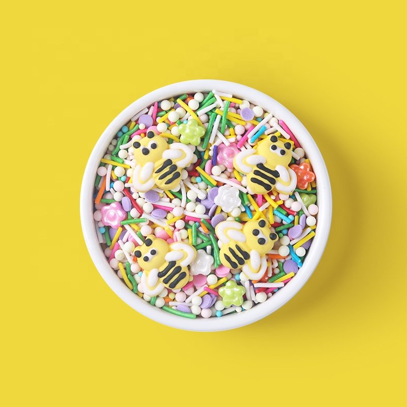Customized Colorful Sugar Beads Edible Bakery Decoration Ingredients Mixed Sprinkles Cake decoration for Bakery Cake Decoration