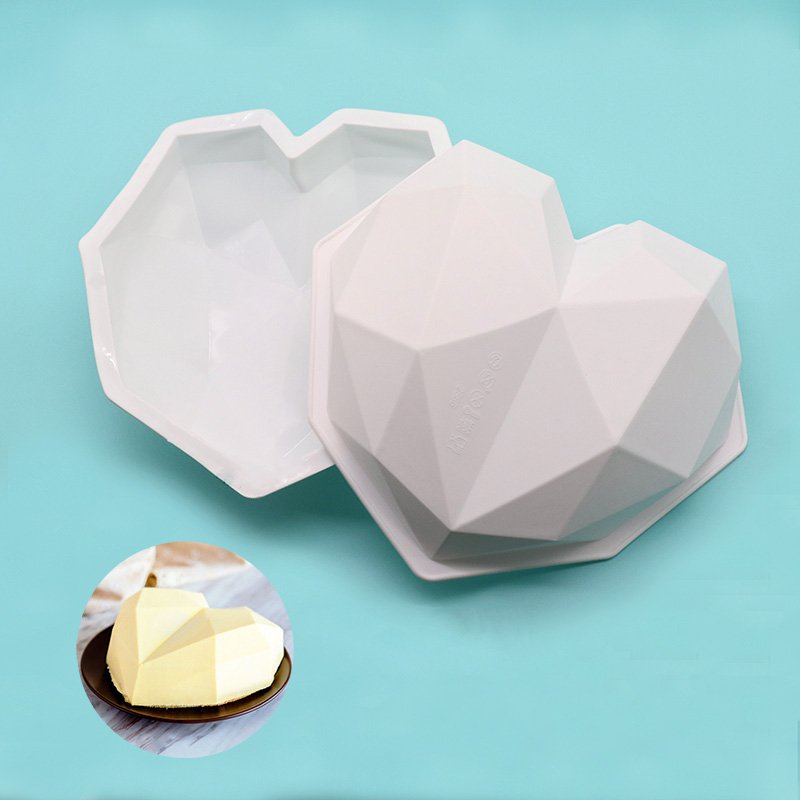 Large Heart Shape 3d Baking Molds Chocolate Cake Mold Mousses Cake Mold For Lovers