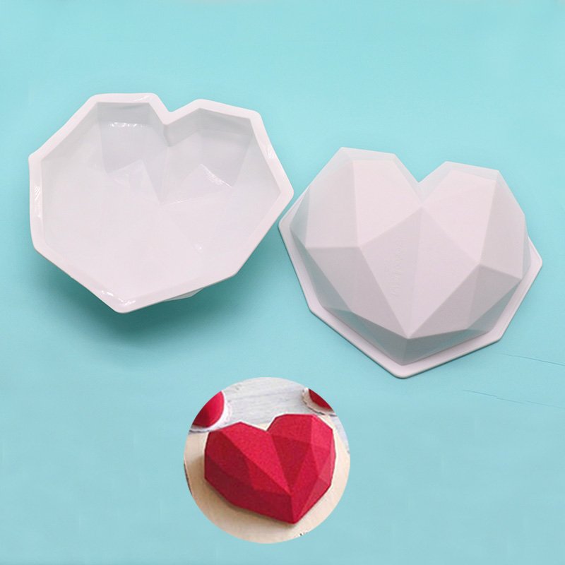 Large Heart Shape 3d Baking Molds Chocolate Cake Mold Mousses Cake Mold For Lovers