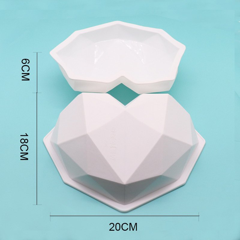 Large Heart Shape 3d Baking Molds Chocolate Cake Mold Mousses Cake Mold For Lovers