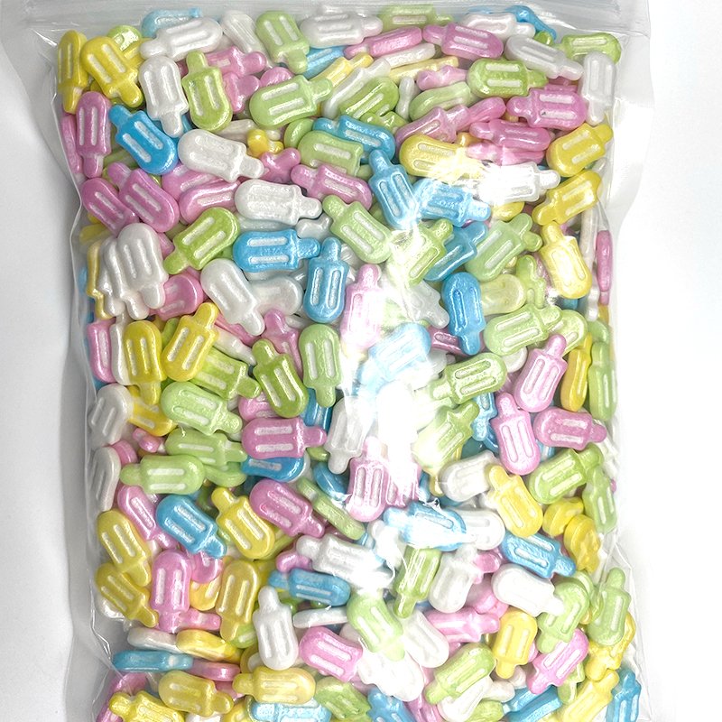 Glitter Slim Red White Pink Blue Big Bear Halal Packing Lollipop Dinosaur Rainbow Beads Baking Not Edible Cake Sprinkles