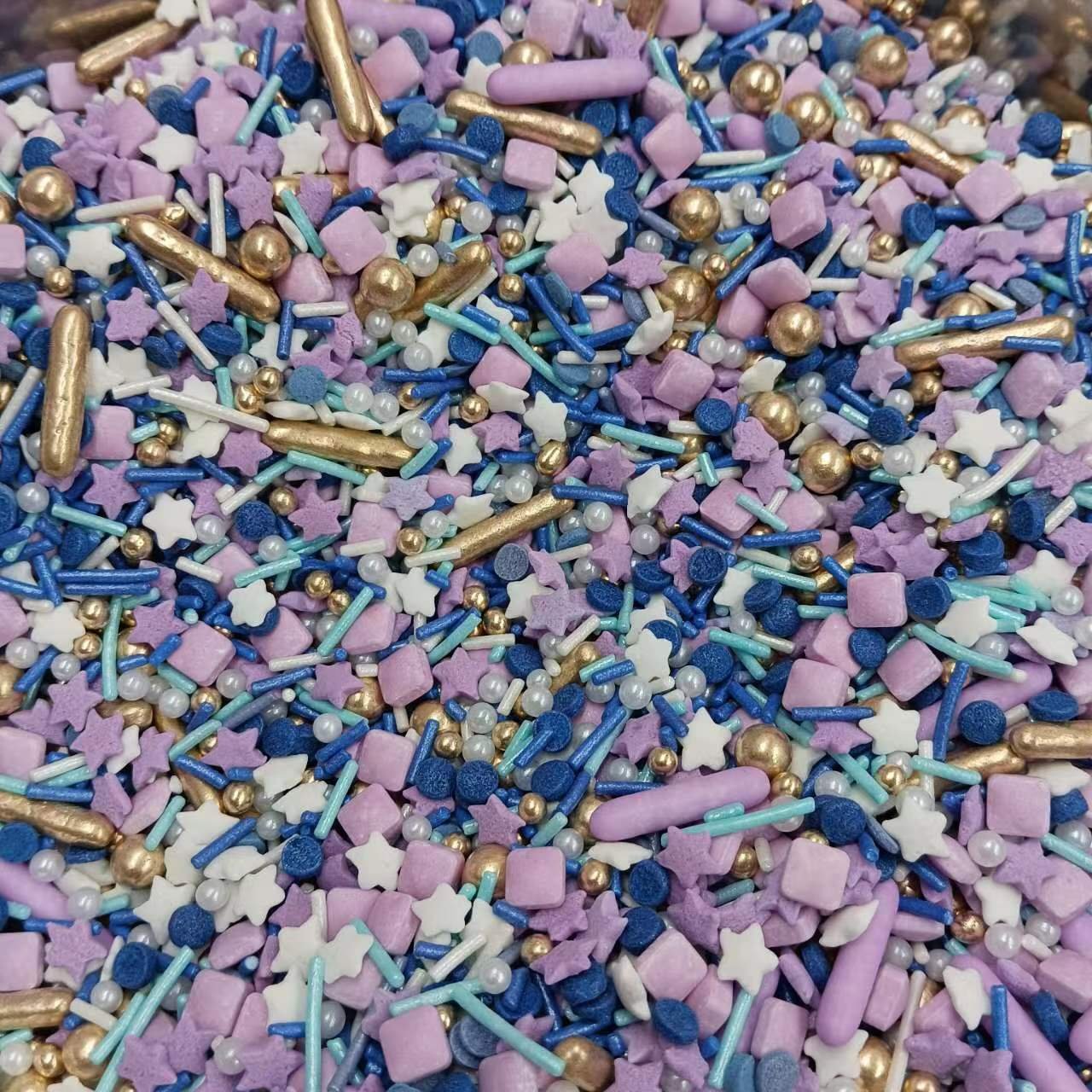 Sprinkles manufacture Mix size pearly sugar beads Edible Sprinkles Cake Decoration White pearl sprinkles