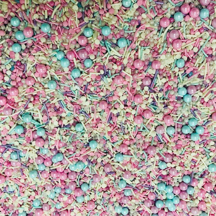 Wholesale Ice Cream Rainbow Material Simulation mixed Sprinkles Sugar Cake sprinkles