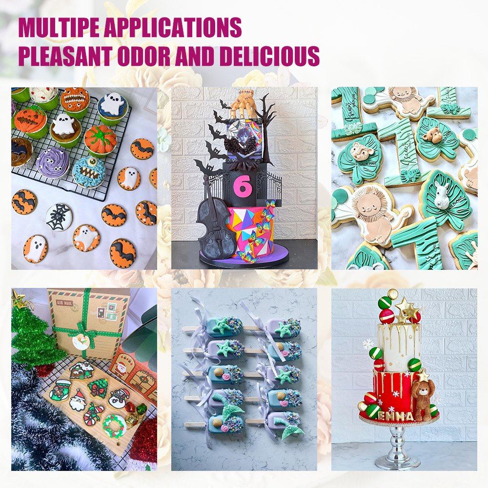 Bakery Decoration Ingredients edible cake fondant icing sugar paste gum paste