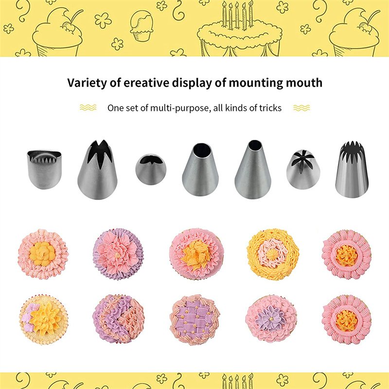 New Reposteria Supplies icing piping bags nozzles Cake Bakery Ingredient Pastry Matching Reposteria cake nozzle set