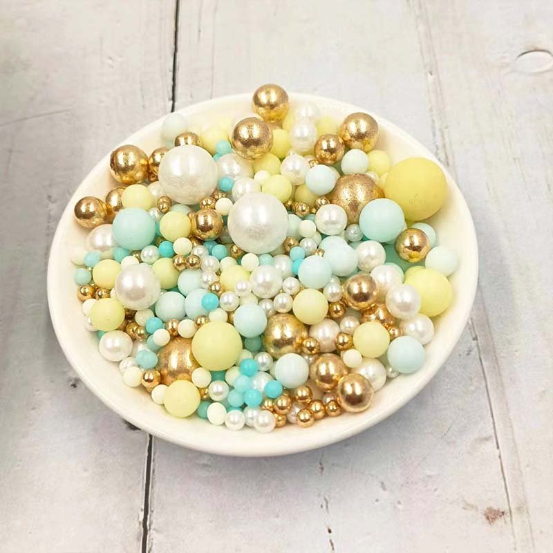 Chocolate Colorful Needle Cake Decorated with Doughnuts Edible Sugar Beads Jimmy Sugar Sprinkles