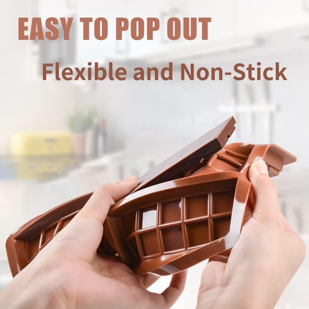 Wholesalers Deep Dubai Thick Chocolate Bar Pistachio Food Grade Silicone Mold Melts Baking Tools Candy Pistachio Molds Kit