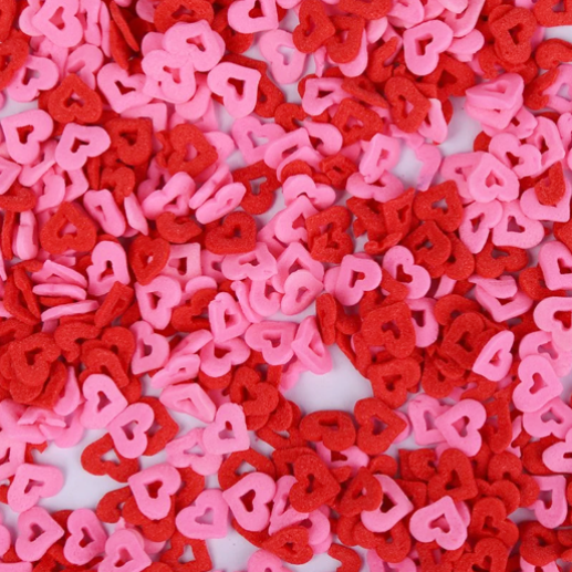 Valentine Cake Sprinkles Cake Decoration Mixes Bakery Edible Sugar Decorations
