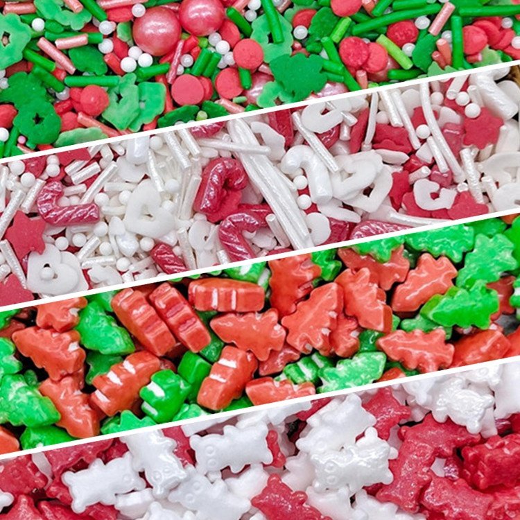 Artificial Color Nonpareils Sugar Bead ball Bottle Sprinkles for Cake Decoration Bakery Decoration Ingredients