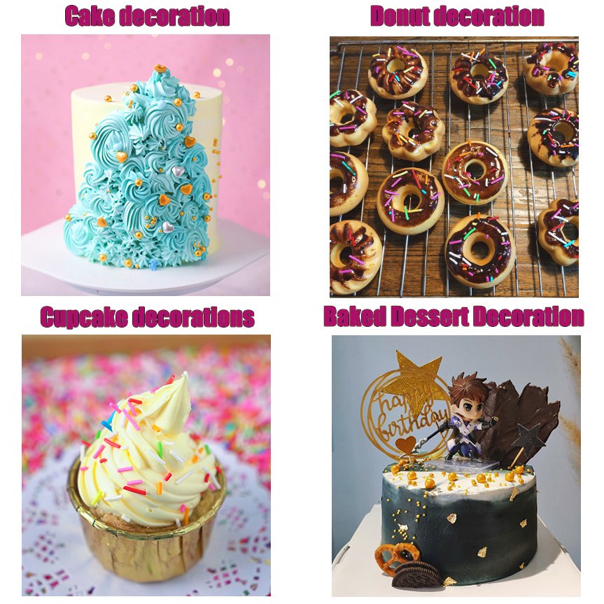 Good Quality Various Colorful Wholesale Mix Cake Bakery Decoration Sprinkles