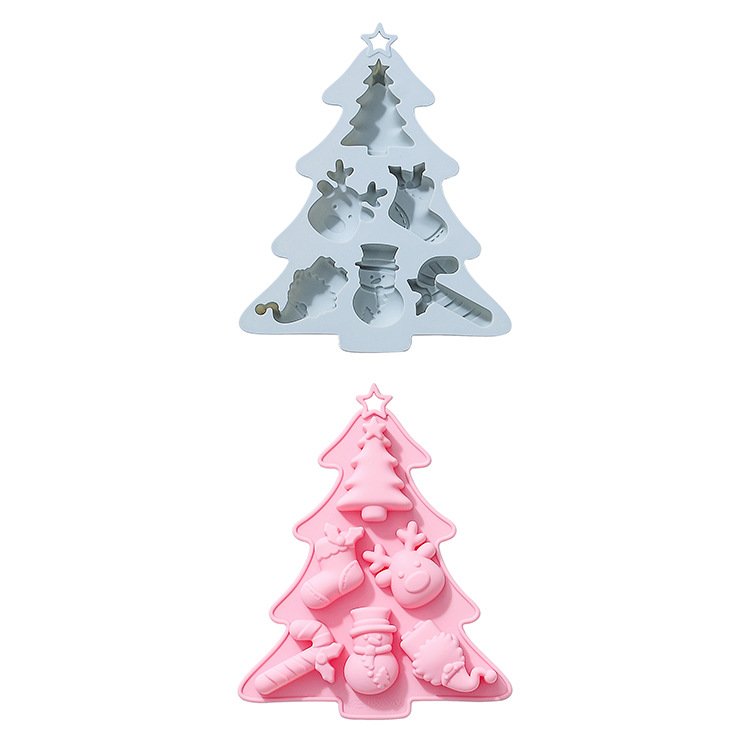 High Quality Christmas Silicone Mold For Cake Chocolate decorating Baking Mold
