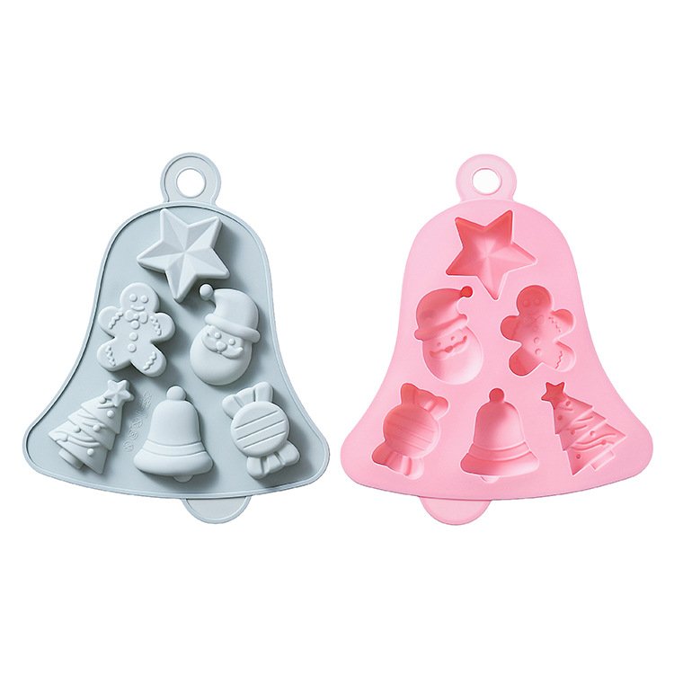 High Quality Christmas Silicone Mold For Cake Chocolate decorating Baking Mold