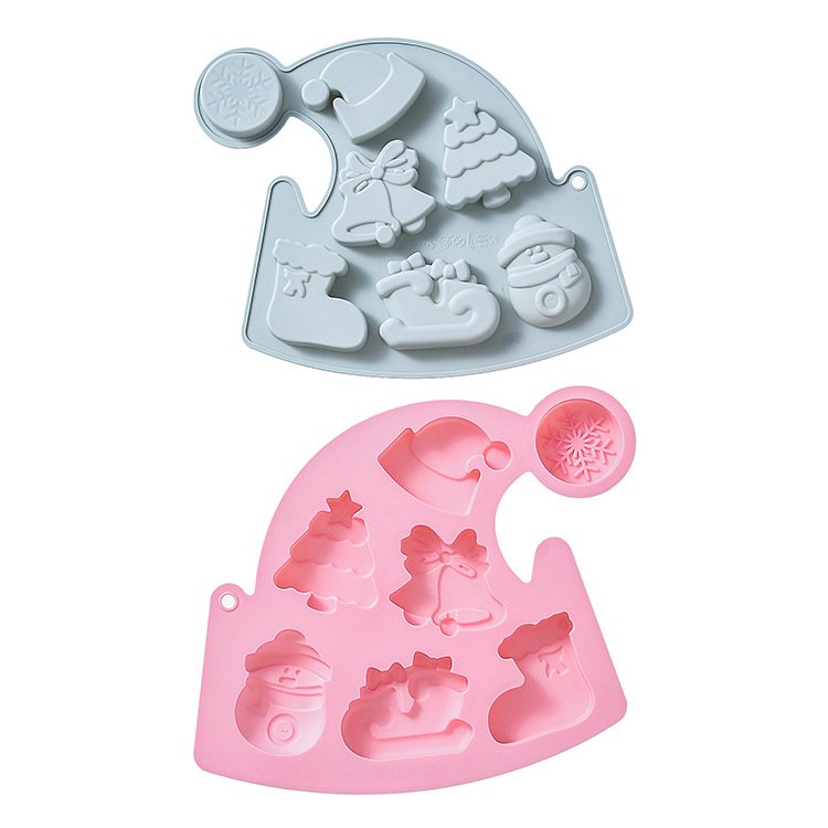 High Quality Christmas Silicone Mold For Cake Chocolate decorating Baking Mold