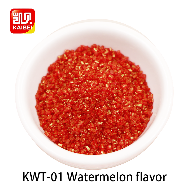 Edible sugar sanding Watermelon flavor Cotton Candy Sugar Halal Fruit Flavor Red candy floss sugar For Cotton Candy Machine