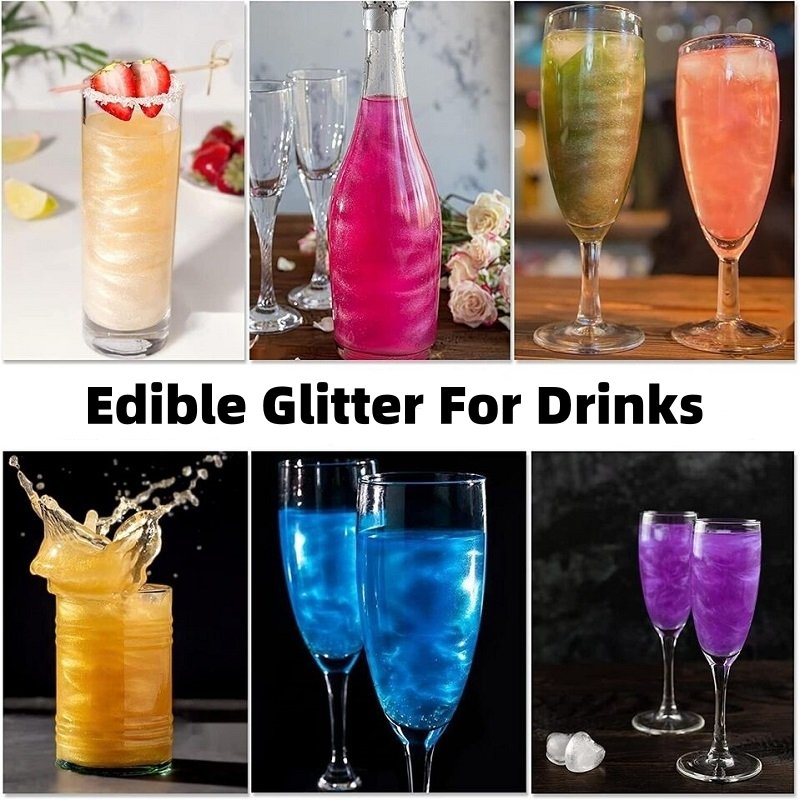 edible Titanium Free with NO E171 Edible Gold Pearlescent Pigment for Fruit Gums Marzipan Licorice