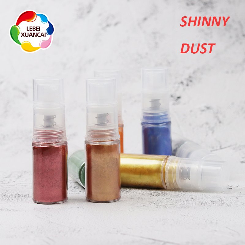 Wholesale cheapest price pearlizd edible shinny dust sprinkles powder rainbow color sprinkles candy for cake decoration