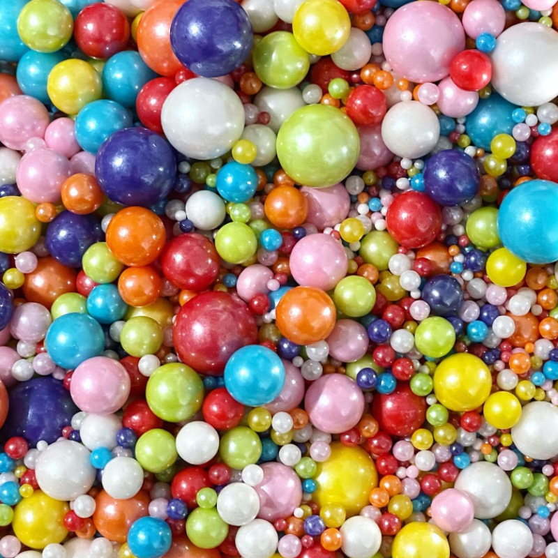 120g Edible Pearl Sugar Sprinkles Candy Baking Edible Cake Decorations Cupcake Toppers Cookie Decorating