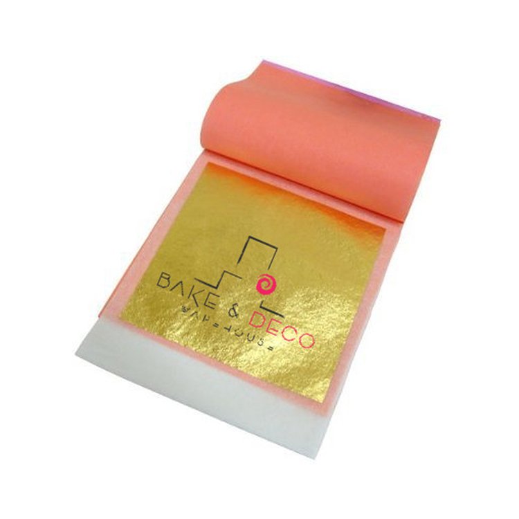 24k Genuine Food Quality Edible Gold Leaf Paper Sheets Foil