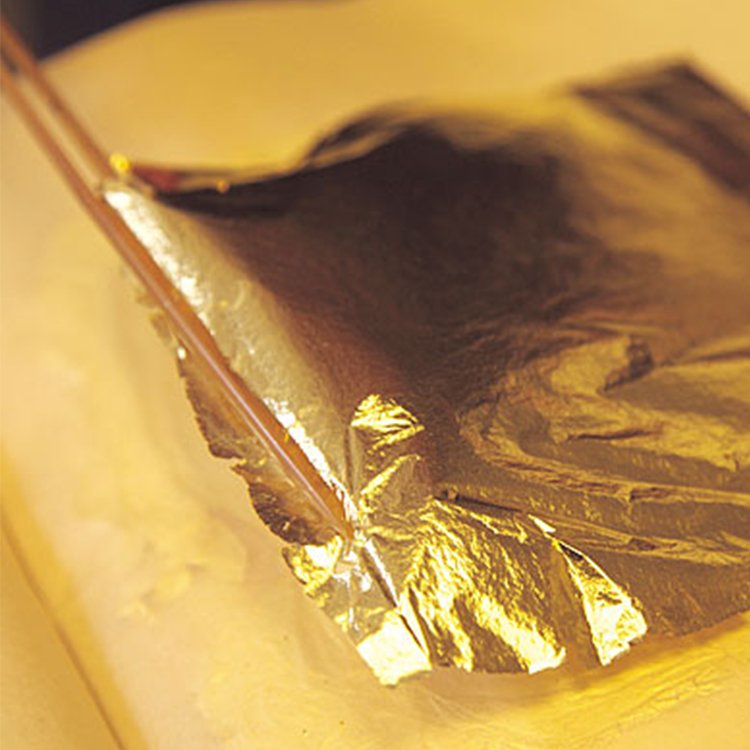 24k Genuine Food Quality Edible Gold Leaf Paper Sheets Foil