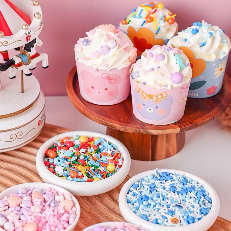 Pastry Accessories 1kg Edible Pearls Cake Decoration Sprinkles Comestibles Cake Decorating Tools Wholesale
