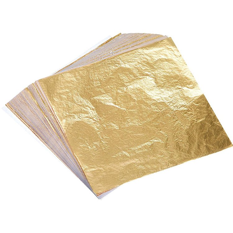 High Quality Edible Pure Gold Silver Leaf for Cake Decoration