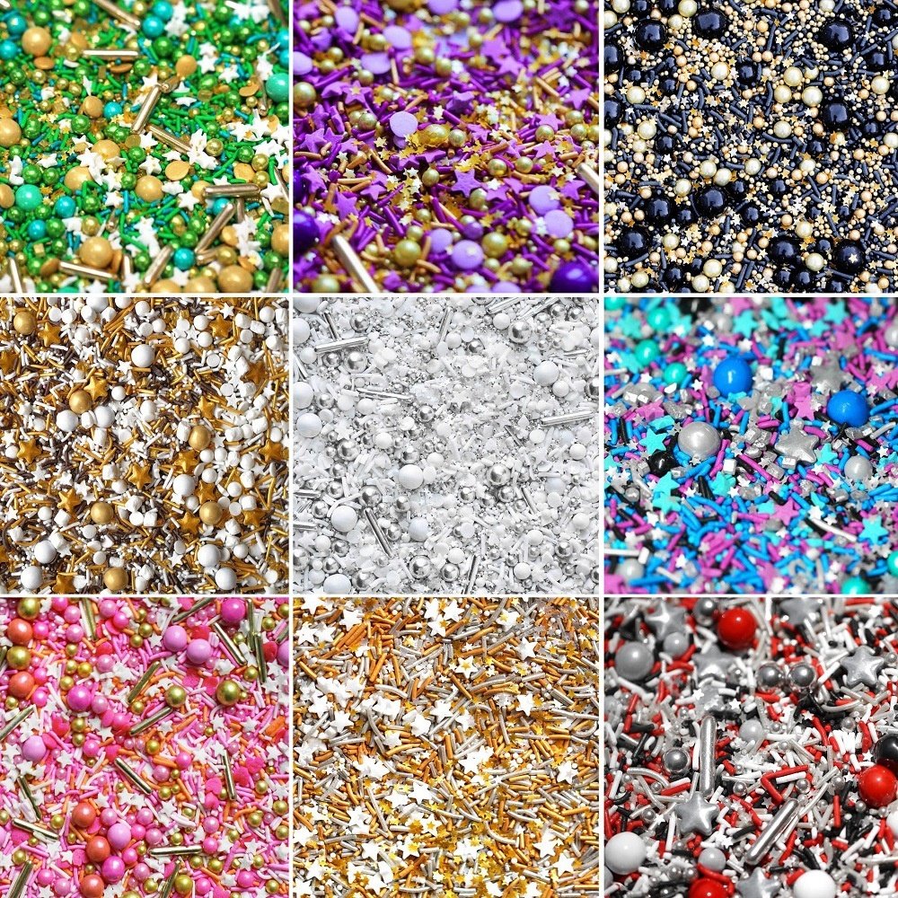 Sea Shell Sprinkles Ocean Dragee Starfish Candy For Cake Decoration