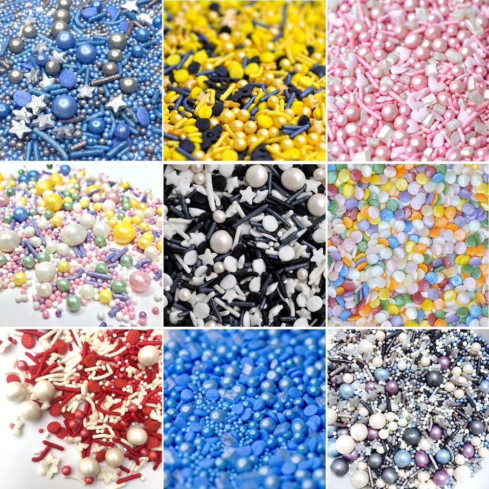 Sea Shell Sprinkles Ocean Dragee Starfish Candy For Cake Decoration
