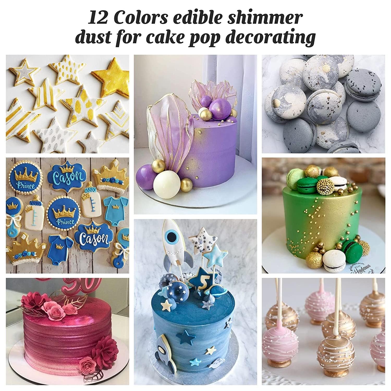 5g small package Food Grade Mica Powder for Cake Decoration