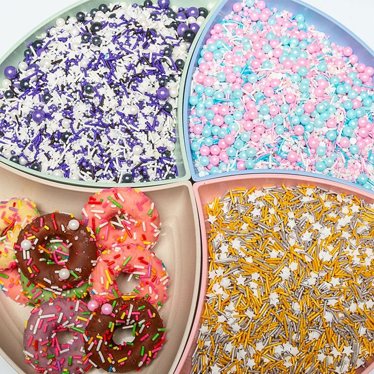 Attractive Price Edible Bulk Bag Needle Cupcake Gouden Sprinkles 12 Mm