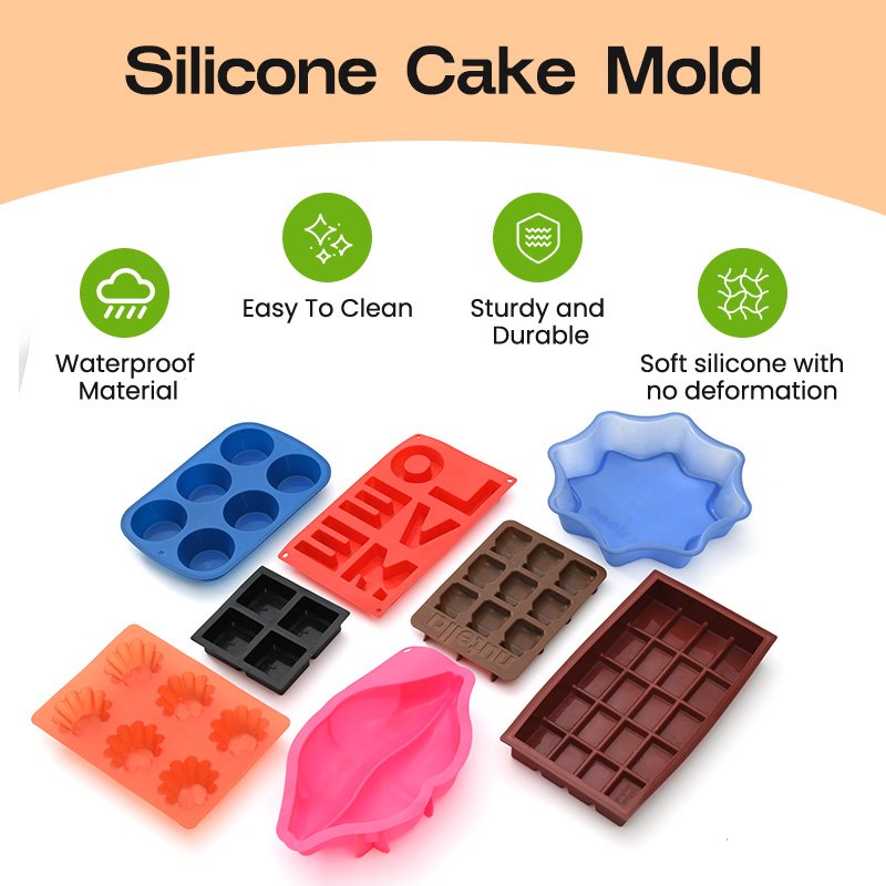 Diy Silicone Cake Mold Nonstick Goat Silicone Molds Concrete Cake Decorating Fondant Chocolate Cartoon For Homemade Cakes Breads