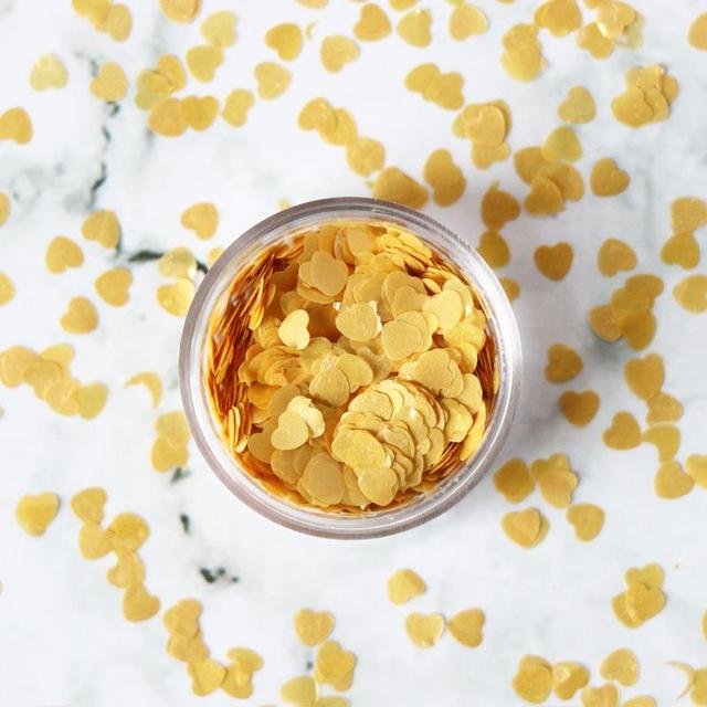 Edible Gold Glitter Star Sprinkles for cake decoration