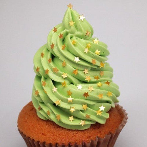 Edible Gold Glitter Star Sprinkles for cake decoration
