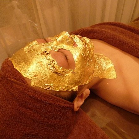 Details about 100 Sheets 4x4 cm 24K 99.99% Pure Gold-Leaf for Facial Spa ANTI-Wrinkle