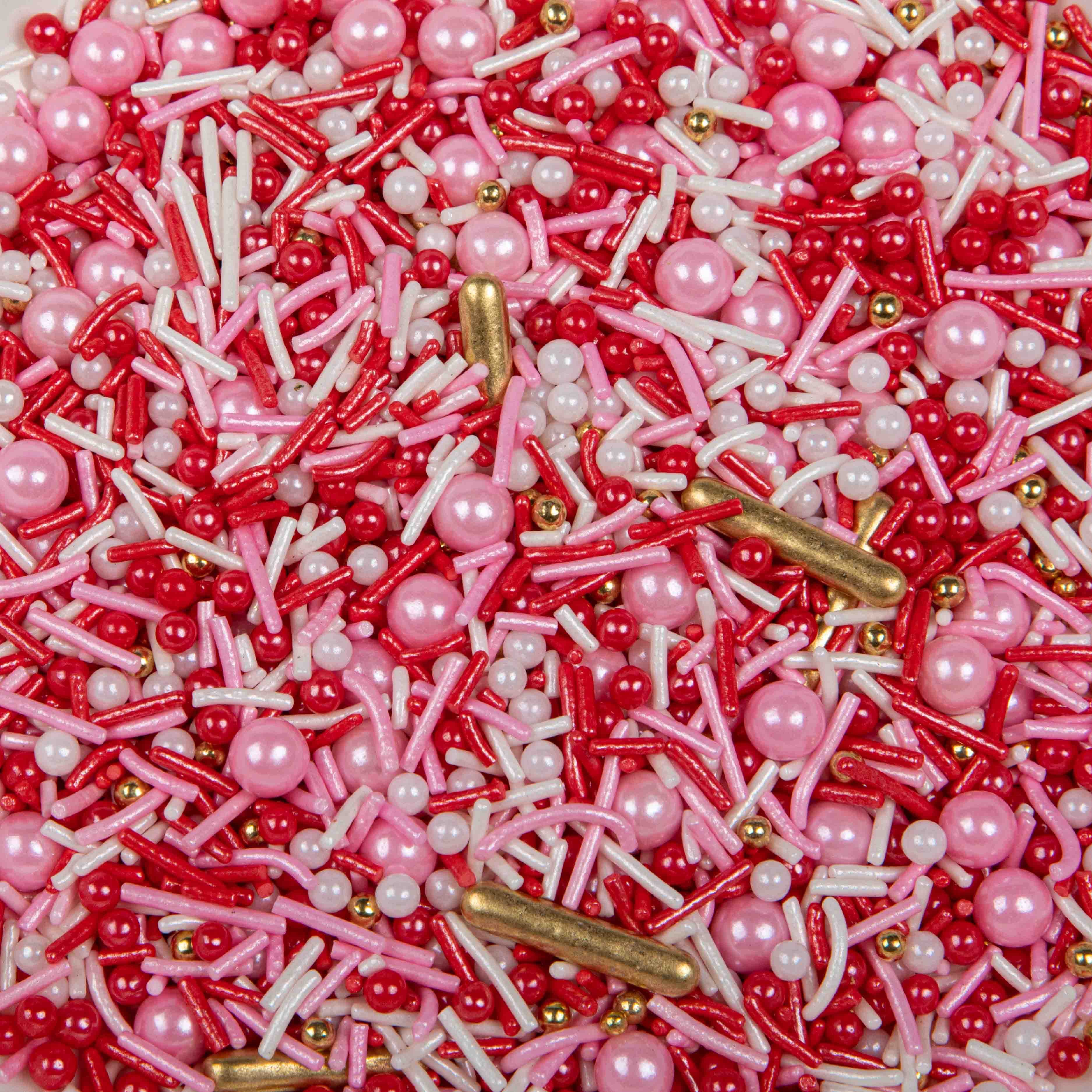Rainbow Material Edible Bakery Decoration Sprinkles For Cakes