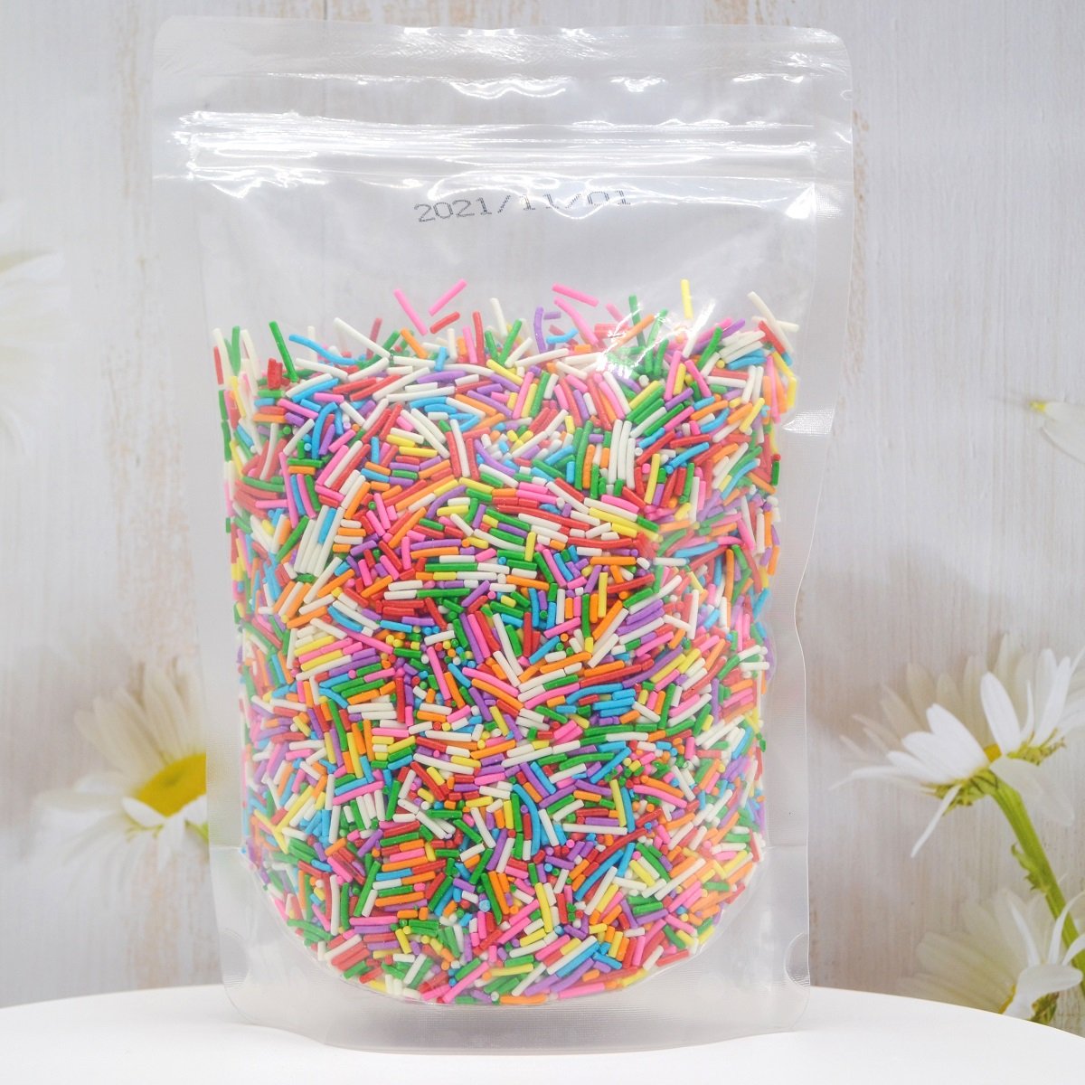 sugar vermicelli colored cake decoration edible sugar rod sequin sugar sprinkles for donut ice cream bread cake dressing tools