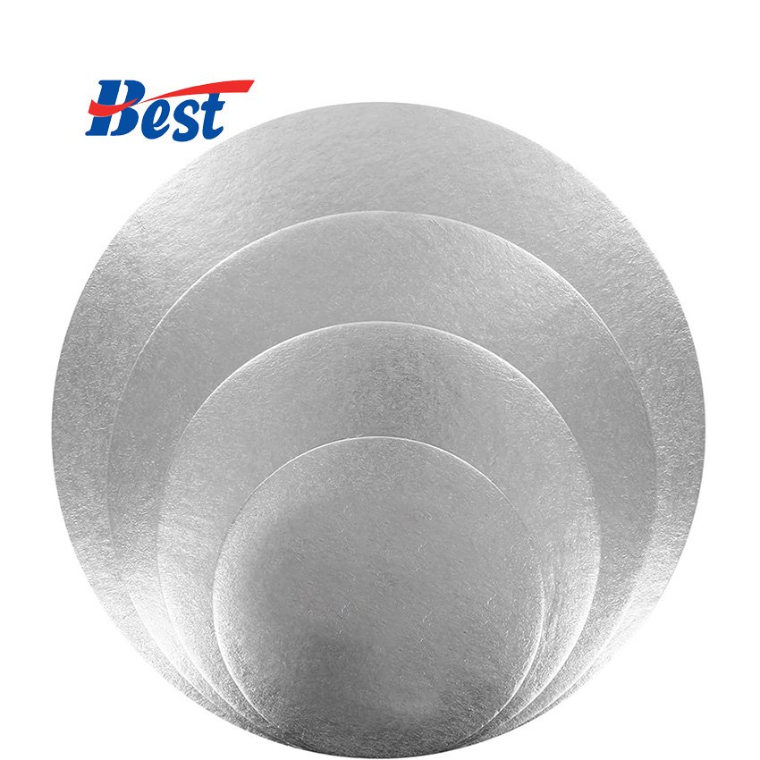 Wholesale Custom Personalized Design Printed Round White Gold Cake Boards Cake Bases Boards