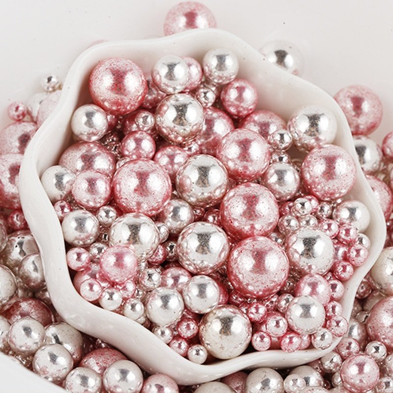 Metallic Color Round Sugar Beads Sprinkles