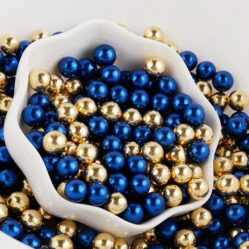 Metallic Color Round Sugar Beads Sprinkles