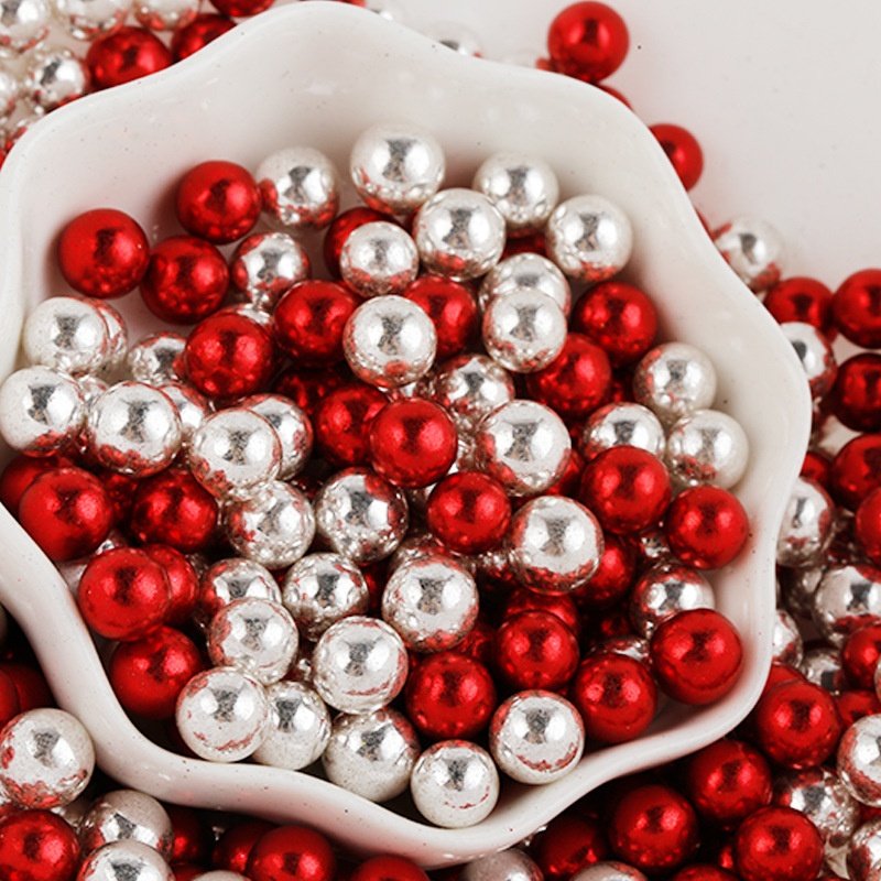 Metallic Color Round Sugar Beads Sprinkles