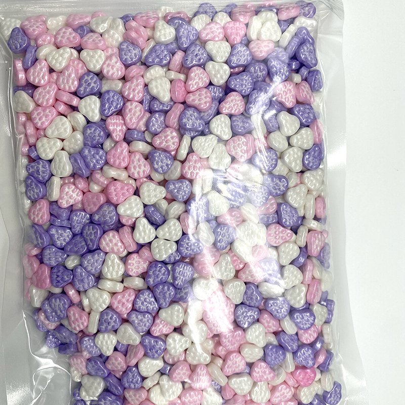 Rainbow Ice Cream For Cake Bakery Decoration Packet Of Same Colour Sugar Pearls Packaging Slime Edible Sprinkles Decorations