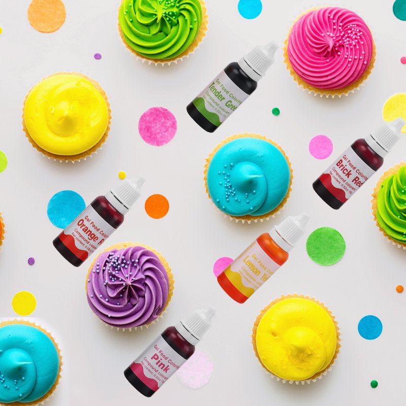 Edible Food Coloring Gel 15g For Baking Fondant Cooking Concentrated Icing Food Grade Edible Pigment Color Gel Cake Decoration