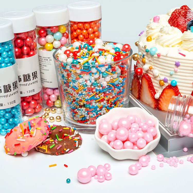 Guaranteed Quality Decoration Sugar Gold Sprinkles Beads For Edible Cake
