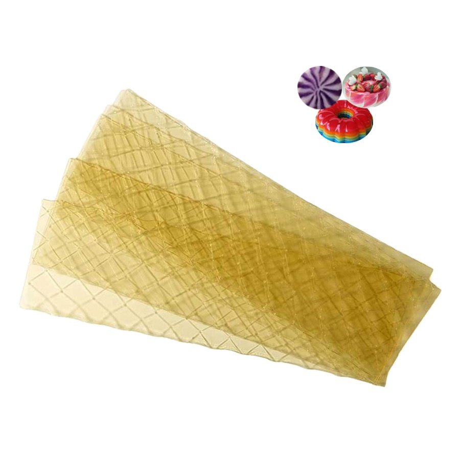 Bakery ingredient 5g, 3.3g leaf gelatin sheets for cheesecake