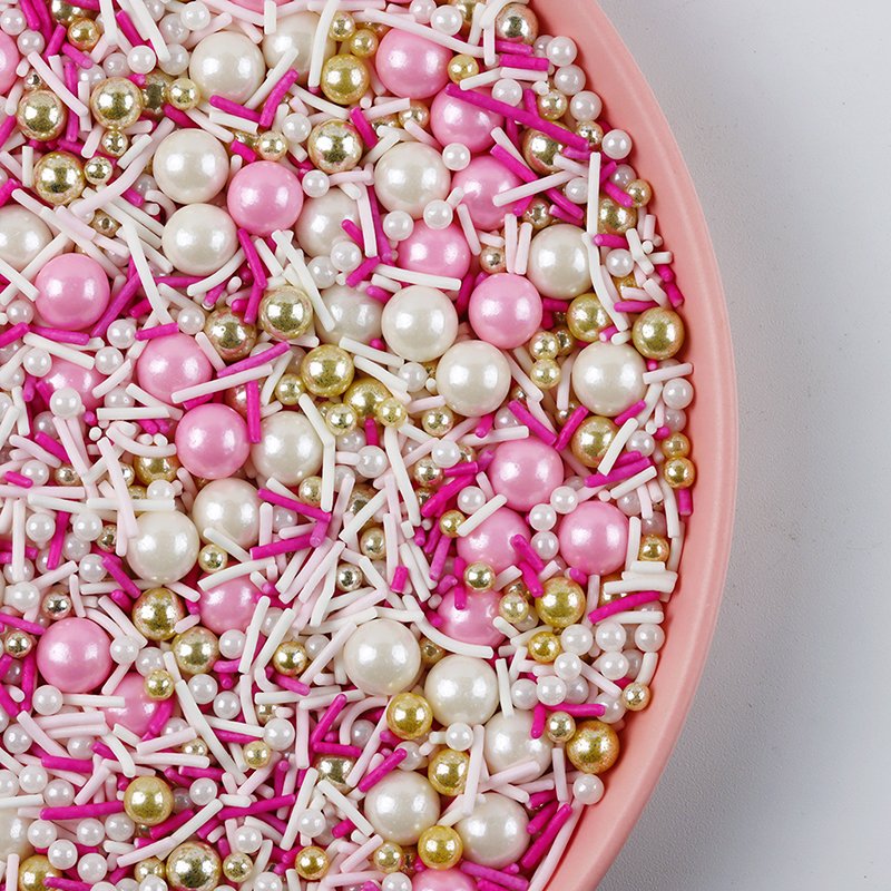 Metallic Candy Sprinkles Bakery Decoration Ingredients Trending Products 2024 New Arrivals Sprinkles Cake Decoration for Baking