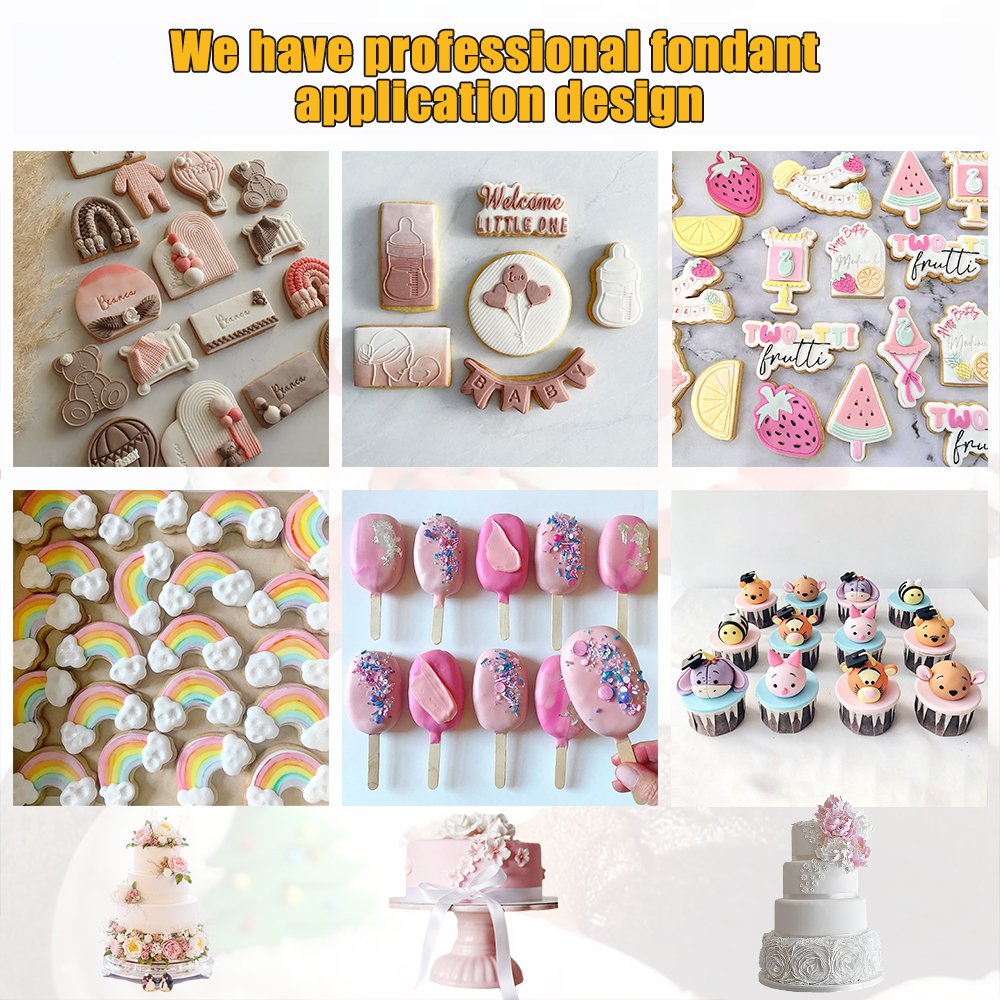 Edible Cake Decoration sugar fondant paste Sugaring paste manufacturer for Bakery Decoration Ingredients