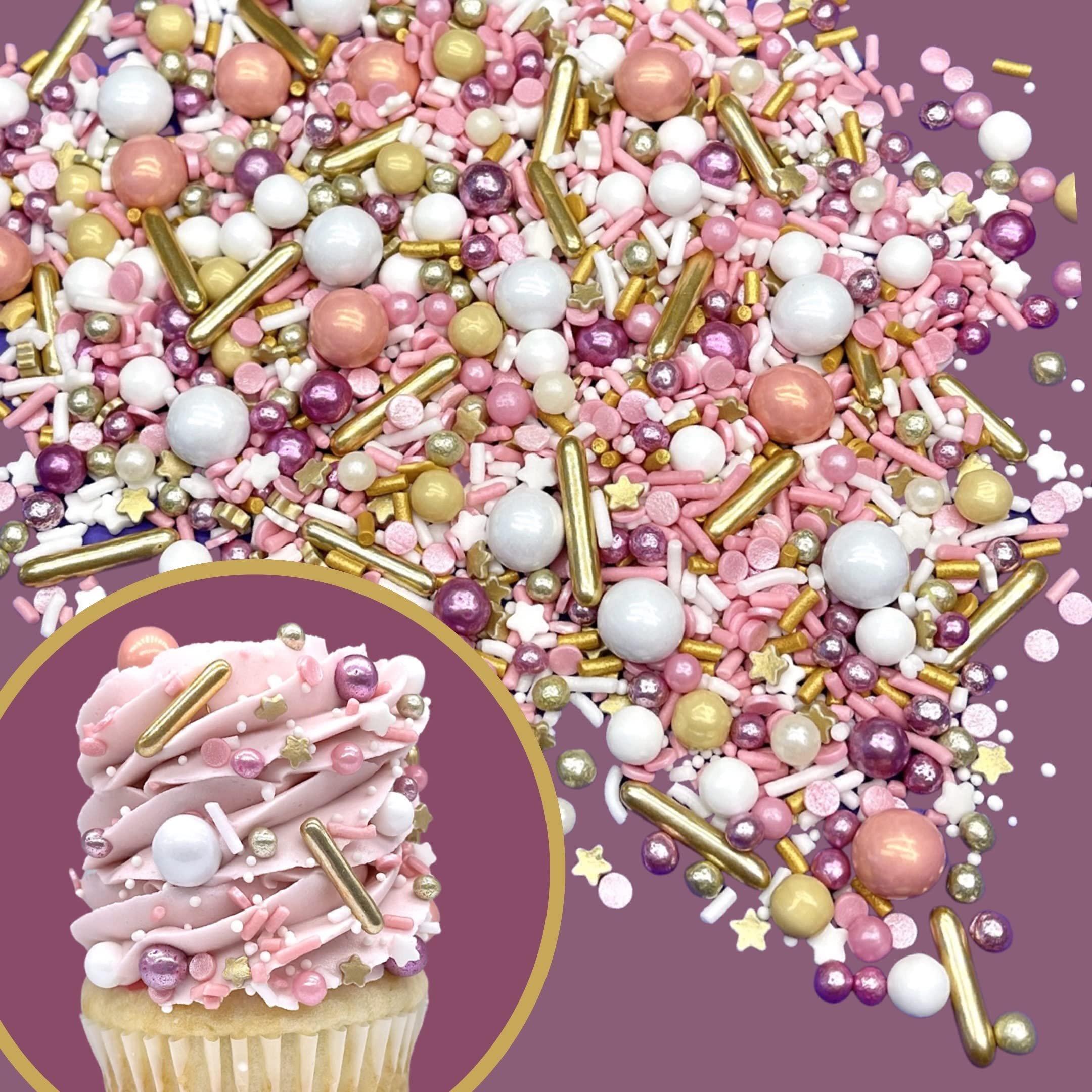 Rainbow Sprinkles Needle Free Sugar Rods Number Birthday Candles Bake Ingredients Cake Decoration