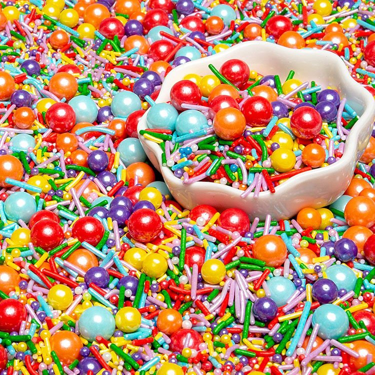 Multicolor Mixable DIY Cake Baking Sprinkles Decoration